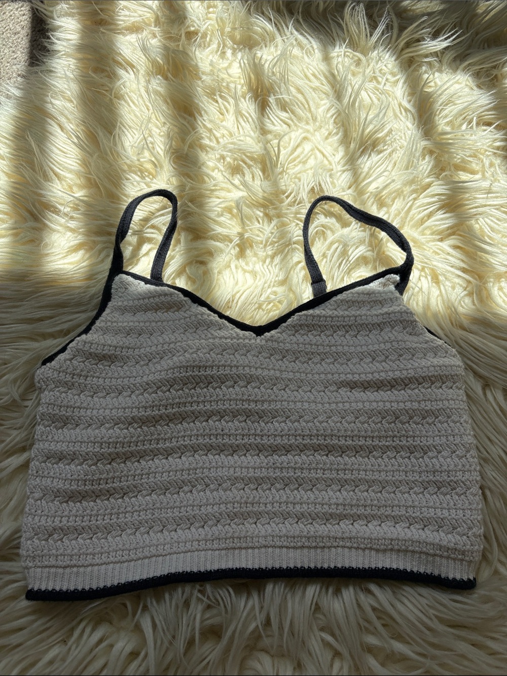 Abercrombie & Fitch knit cropped top